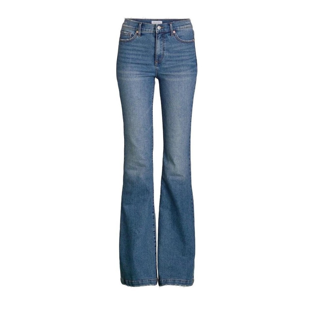 Sofia by Sofia Vergara Melisa Flare High Rise Jeans Light Wash Sz 20 Inseam 32 - Picture 3 of 5